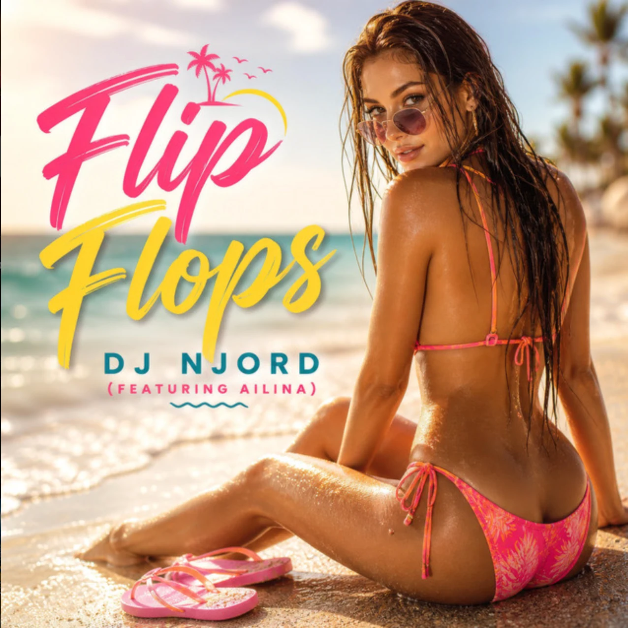 Flip Flops by DJ Njord featuring Ailina cover artwork